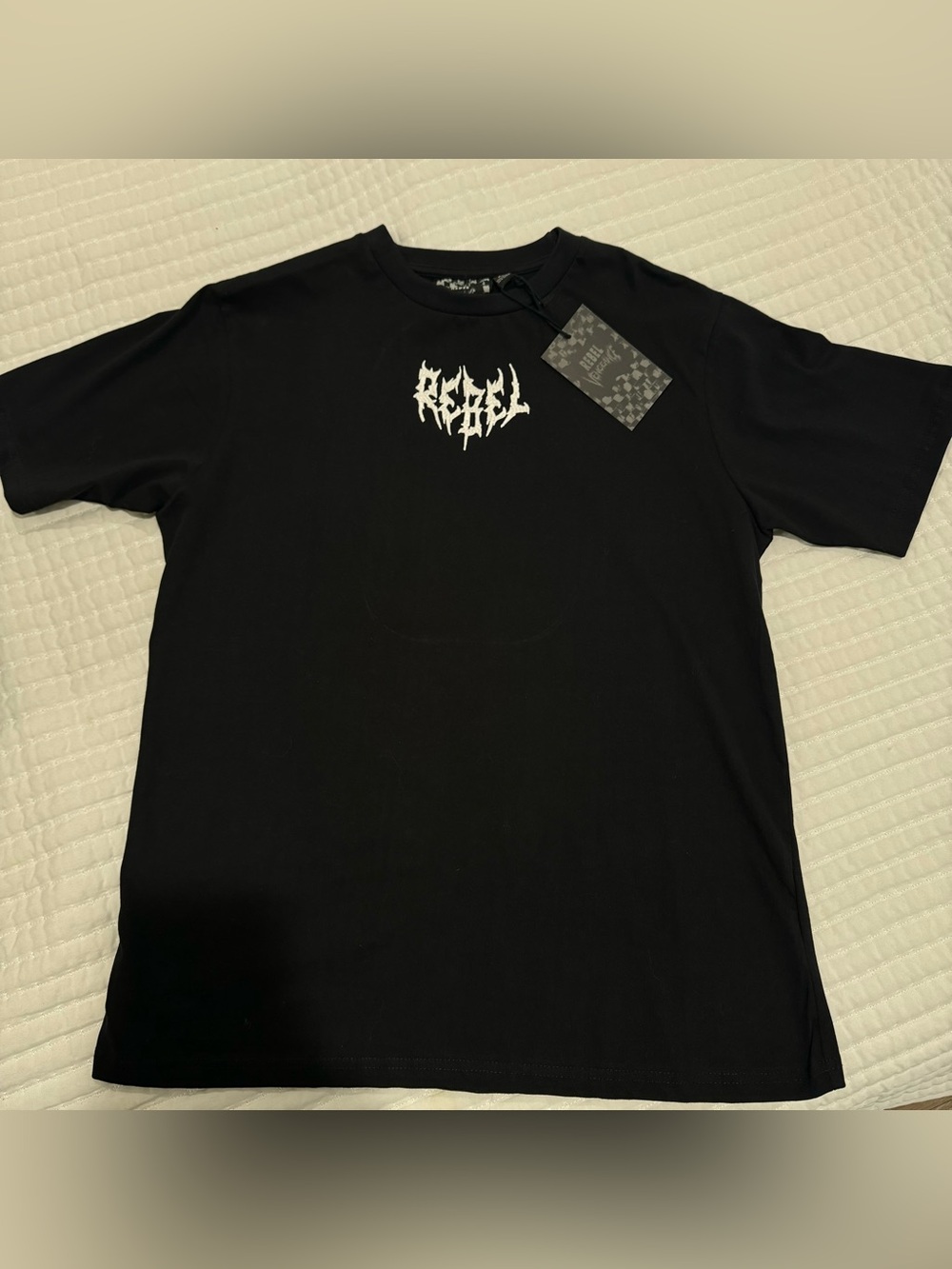 Rebel Vengeance Embroidered T-Shirt Graphic Tee